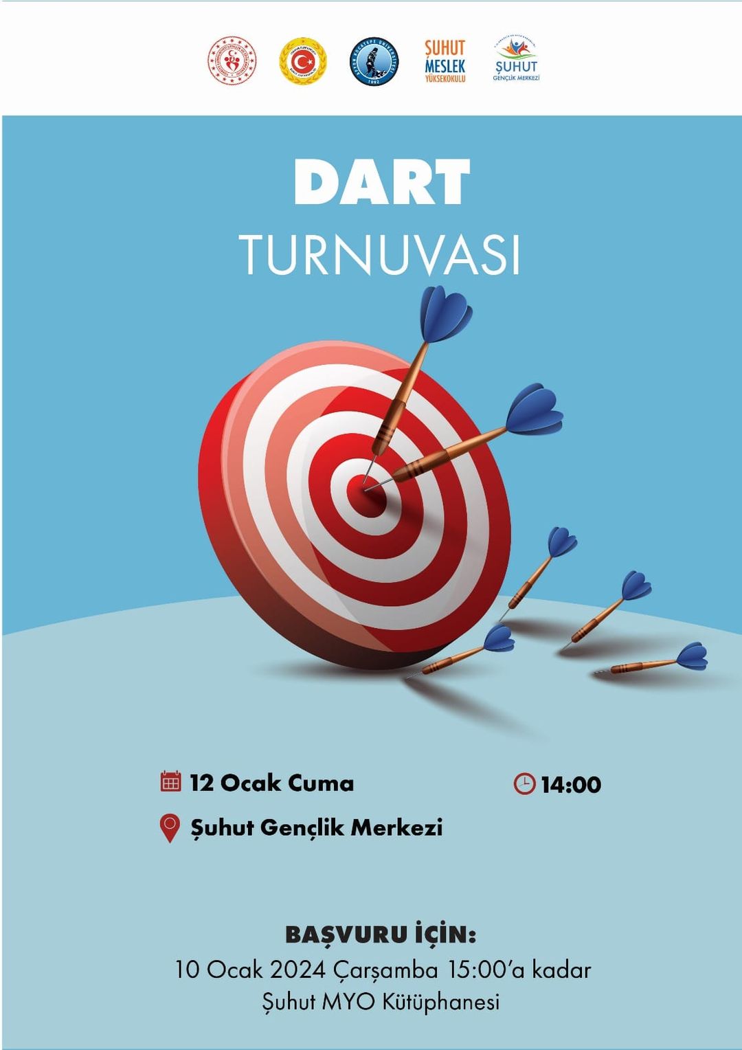 AKÜ'de heyecanlı Dart Turnuvası