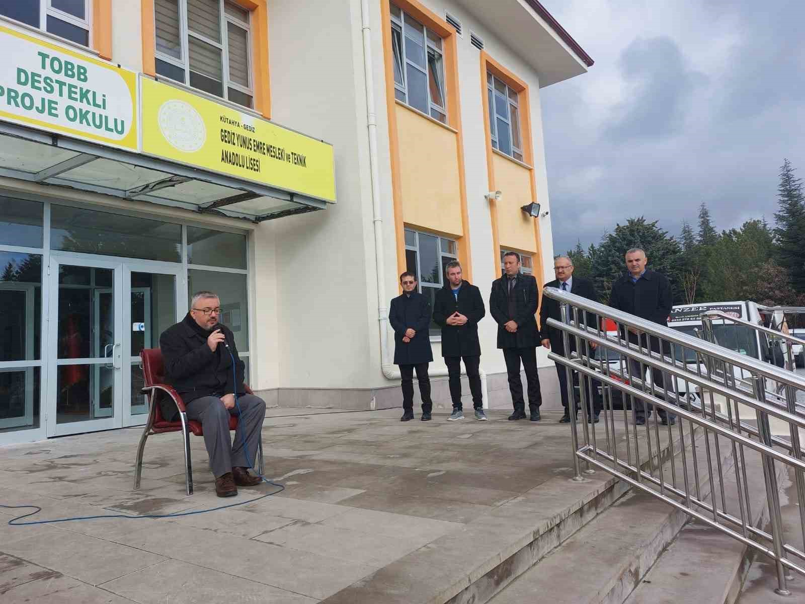 Yunus Emre Proje Mesleki ve Teknik Anadolu Lisesi'nden Ahmet Ayna için Lokma Hayrı