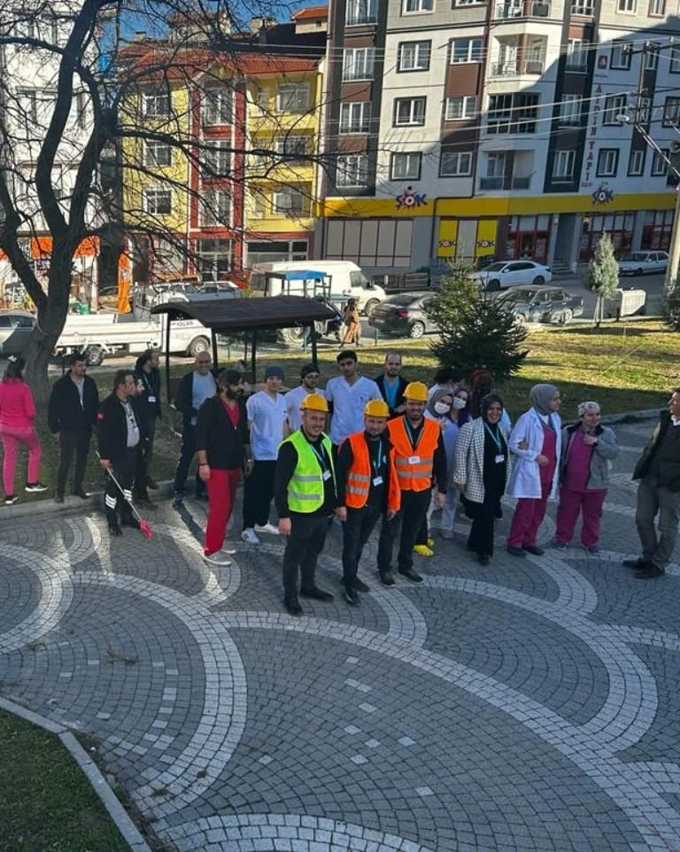 KSBÜ Ağız Diş Sağlığı Merkezi'nde Tatbikat Gerçekleştirildi