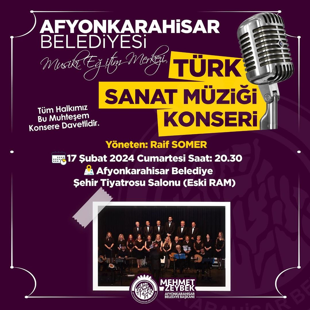 Afyonkarahisar'da unutulmaz bir konser! #TürkSanatMüziği