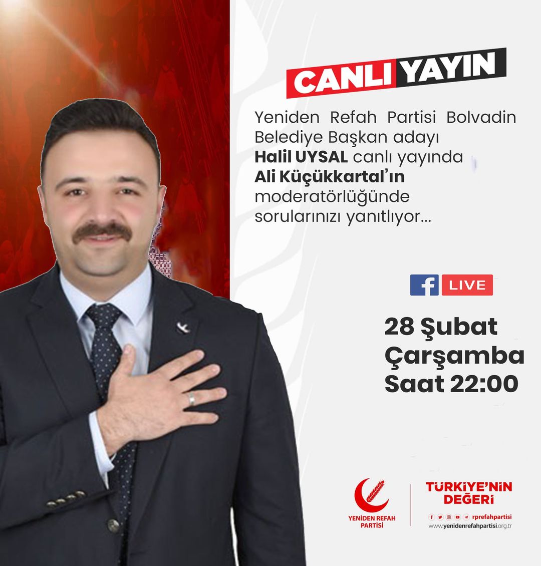 Halil Uysal, Bolvadin için adaylığını açıkladı!