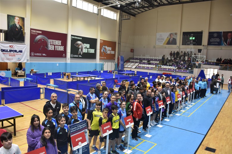 Okul Sporları Masa Tenisi Turnuvası Başladı