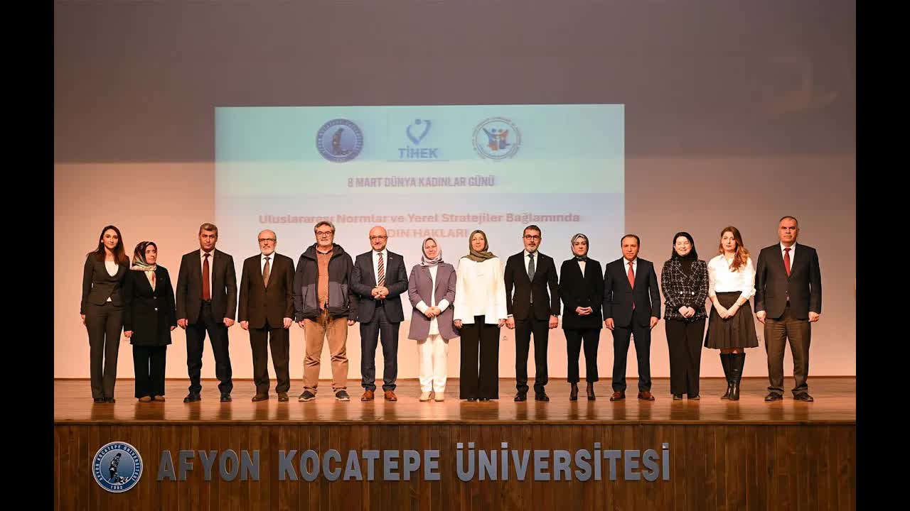 Afyonkarahisar'da Kadın Hakları Konferansı Gerçekleşti