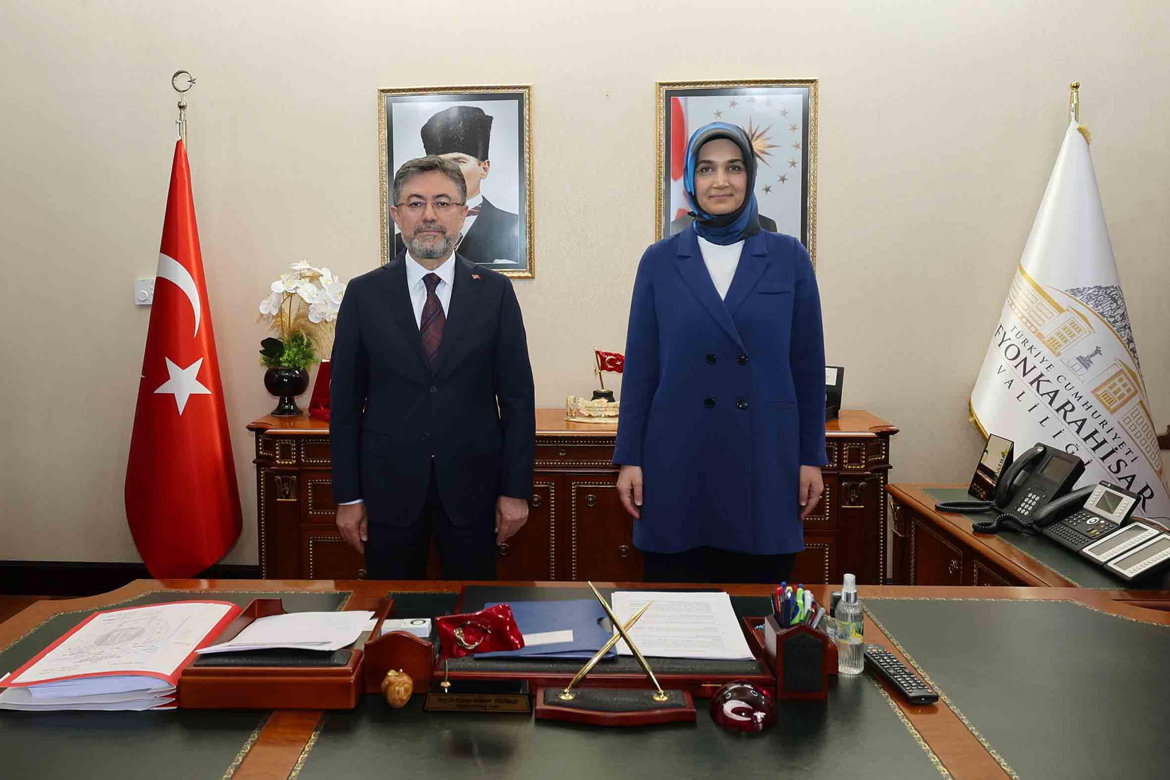 Bakan Yumaklı, Afyonkarahisar'da Tarım ve Orman'ı değerlendirdi.