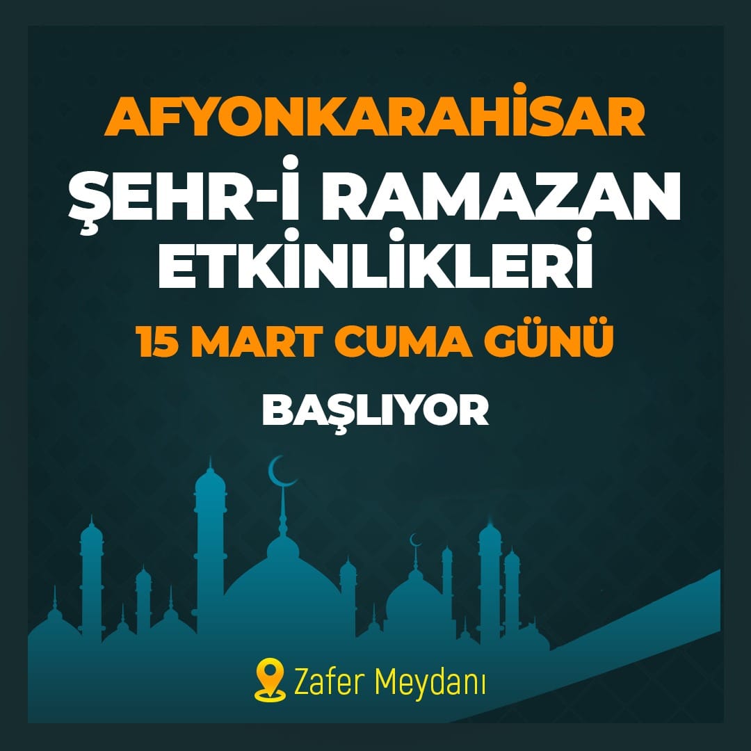 Afyonkarahisar'ın Ramazan Coşkusu Tüm Şehri Sarıyor