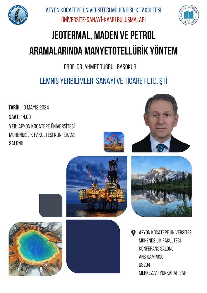 Afyon'da Jeotermal, Maden ve Petrol Aramalarında Manyetotellürik Yöntem Konferansı