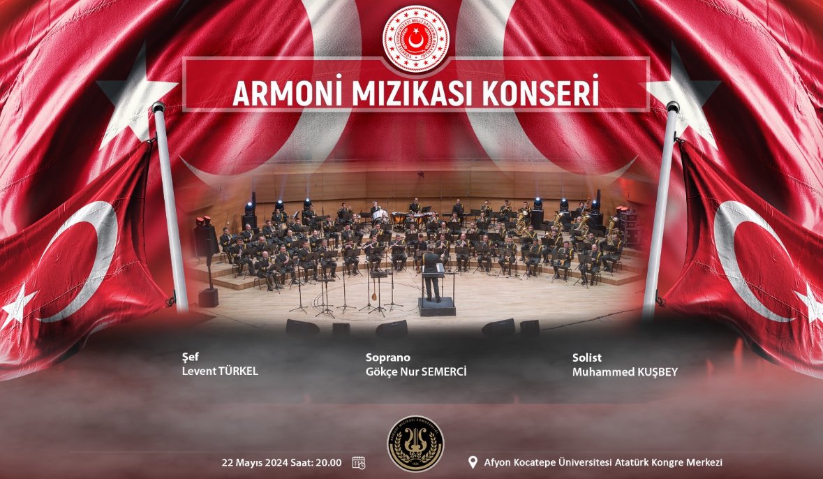 Afyon Kocatepe Üniversitesi, Armoni Mızıkası Konserine Ev Sahipliği Yapıyor