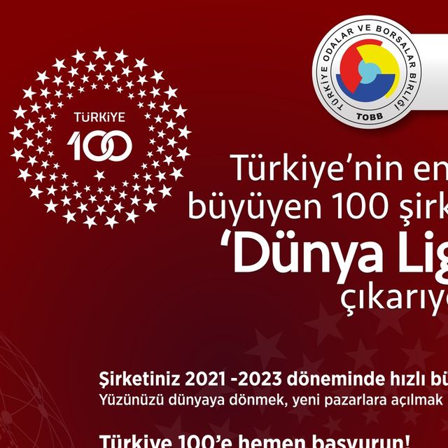 Türkiye'nin En Hızlı Büyüyen 100 Şirketi Seçilecek