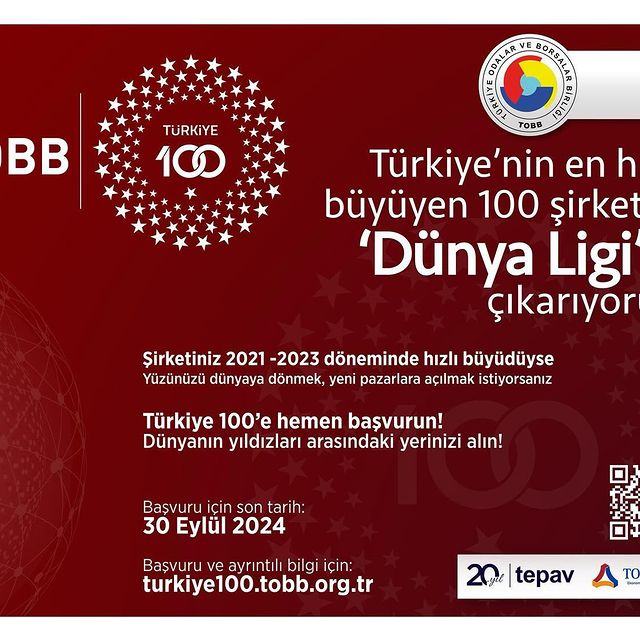 TOBB Türkiye 100 Programı ile Türkiye'nin En Hızlı Büyüyen Şirketleri Belirlendi