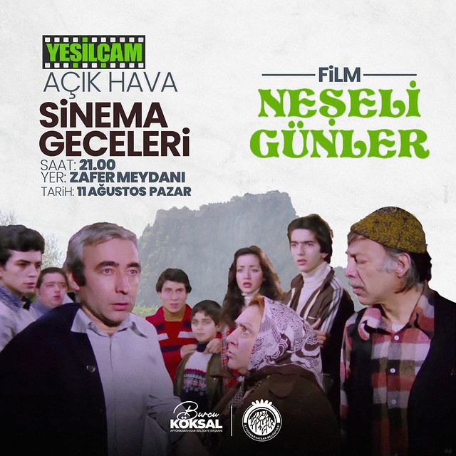 Afyonkarahisar'da Sinema Geceleri Devam Ediyor