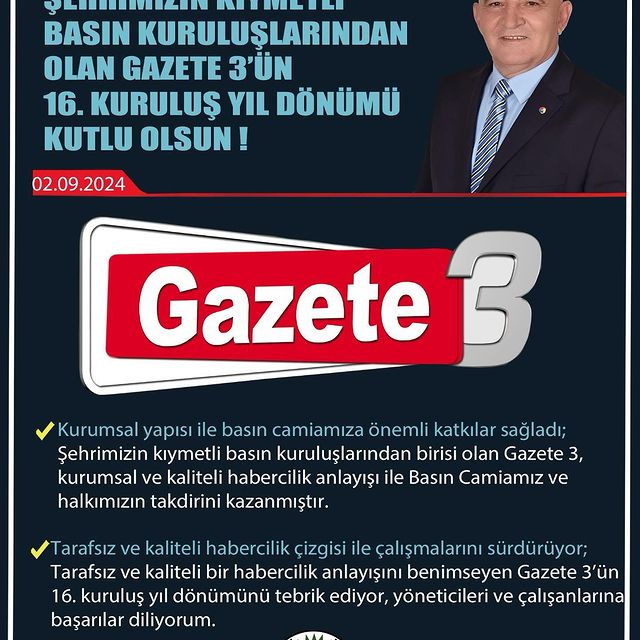 Gazete 3, 16. Yaşını Kutladı