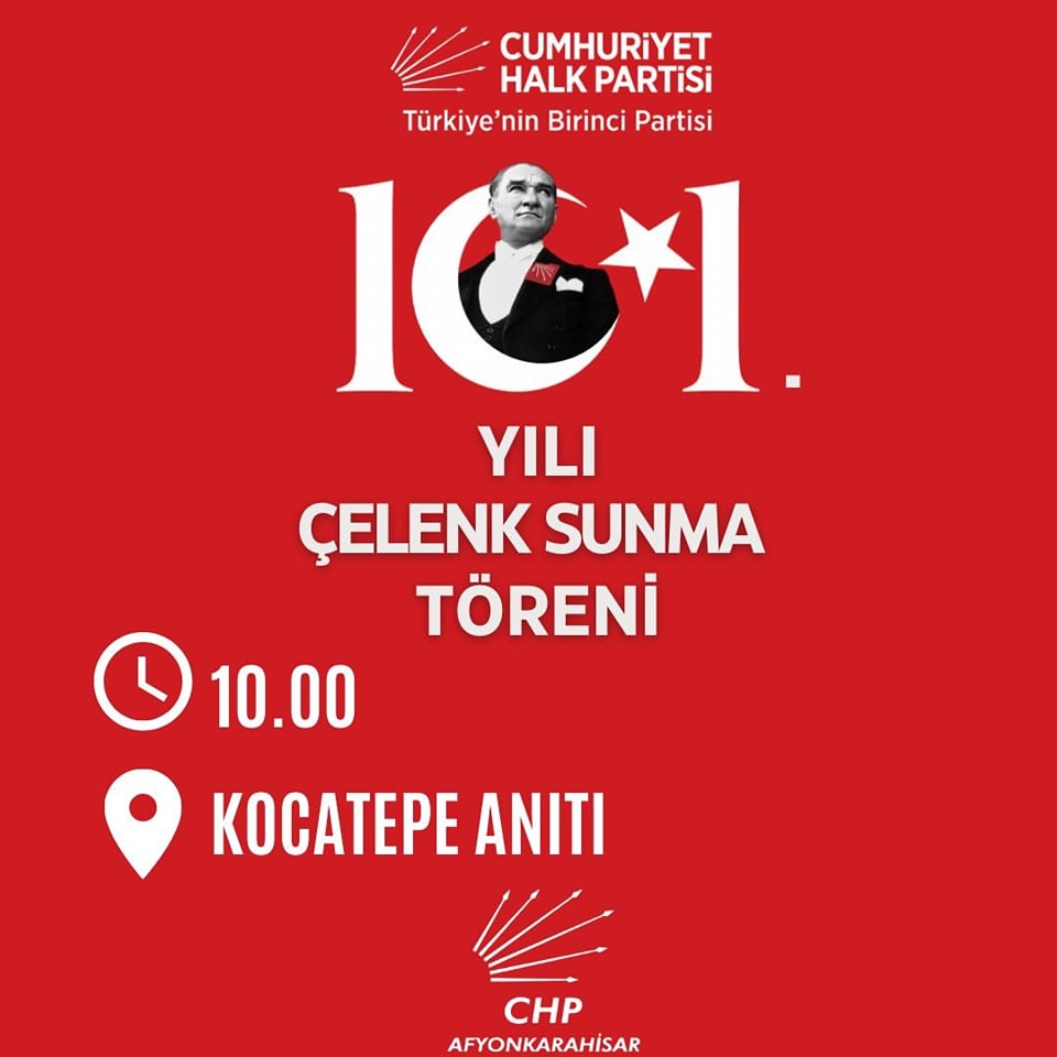 CHP 101. Yıl Kutlamaları Yarın Başlıyor