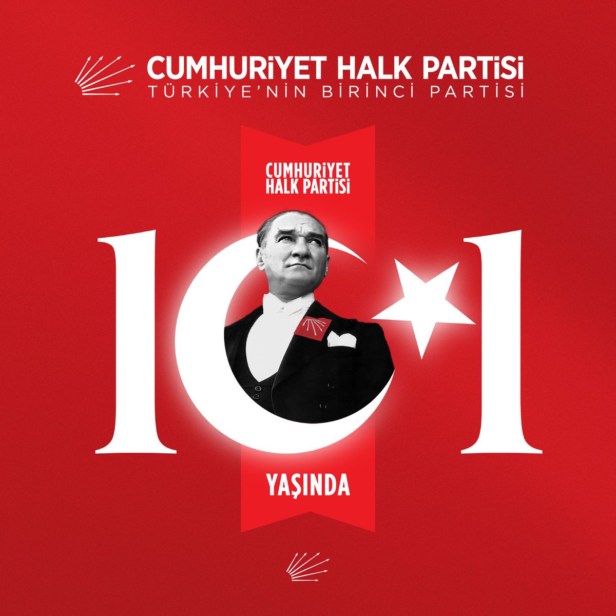 CHP 101. Yılını Kutluyor