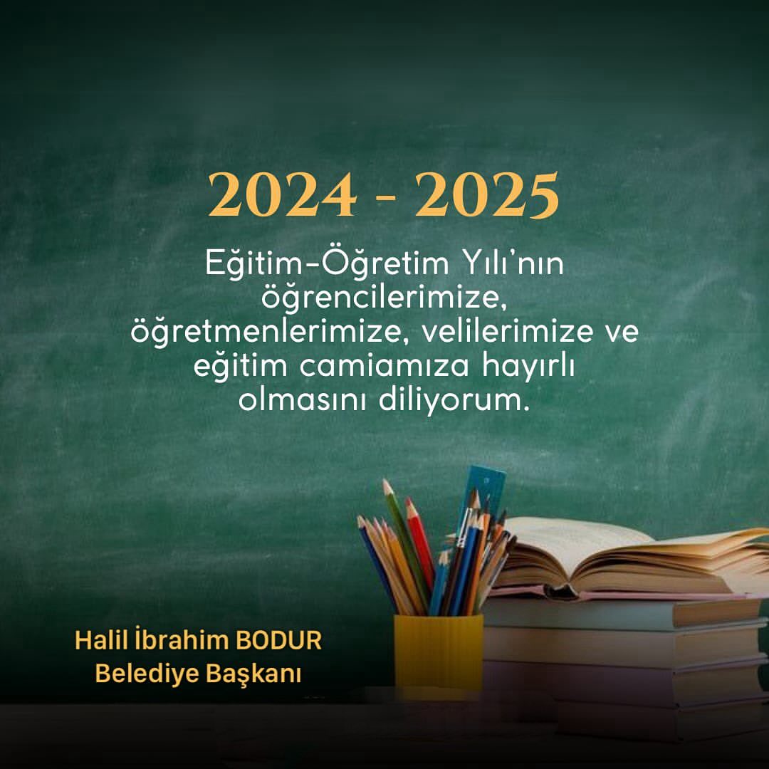 2024-2025 Eğitim-Öğretim Yılı'na İlişkin Mesaj