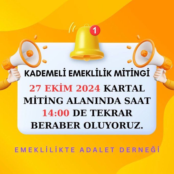 İstanbul Kartal'da Toplumsal Adalet Mitingi Düzenlenecek