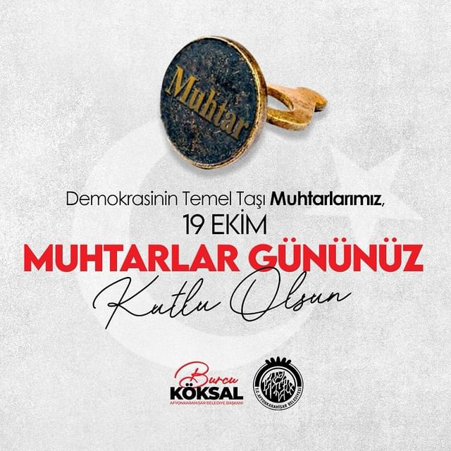 Afyonkarahisar Belediye Başkanı Muhtarlara Mesaj Yayımladı