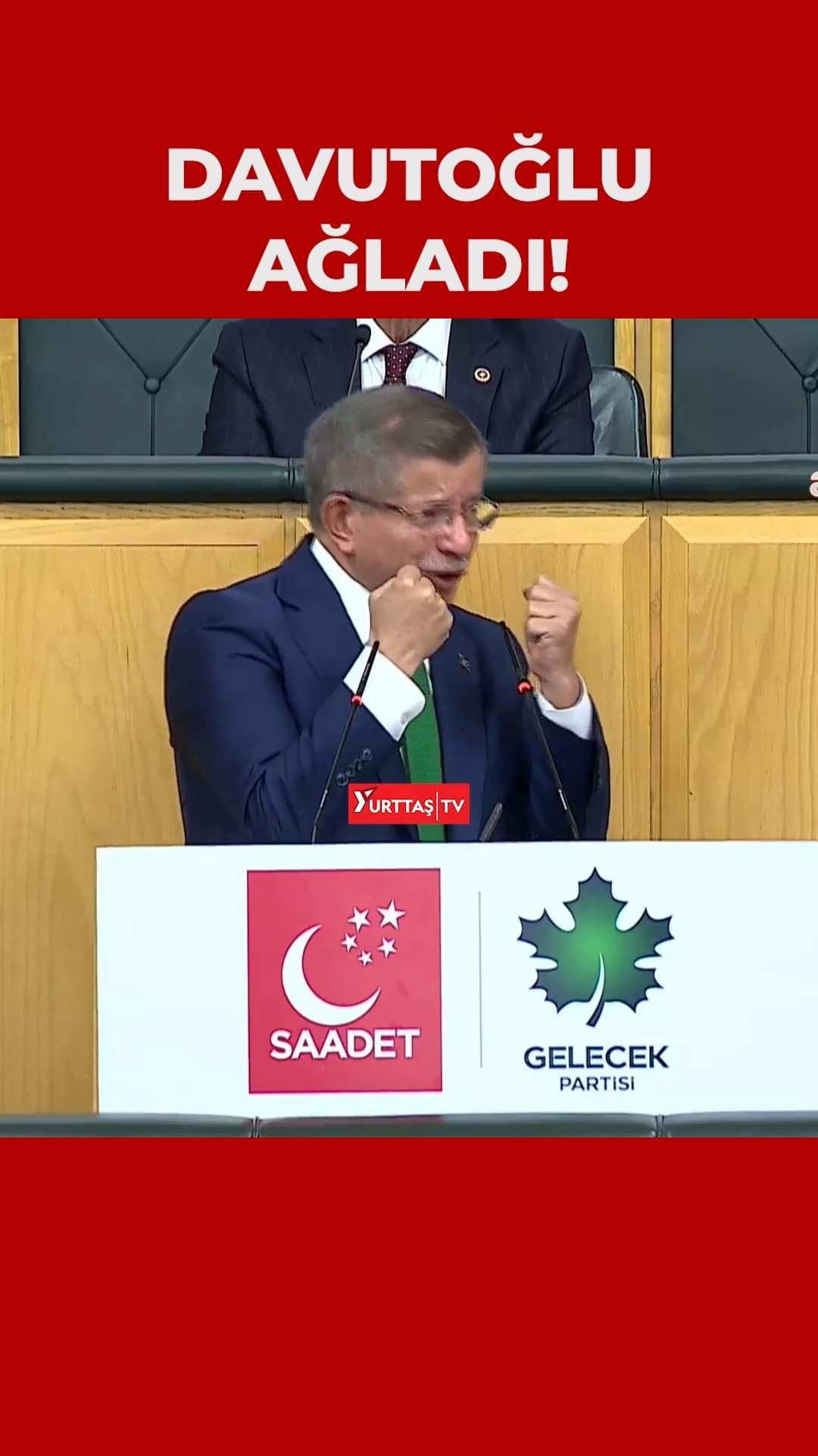 Davutoğlu'ndan İktidara Duygusal Tepki: 