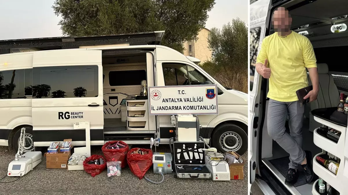 Antalya'da Sahte Doktorun Şok Eden VIP Minibüsü Deşifre Edildi