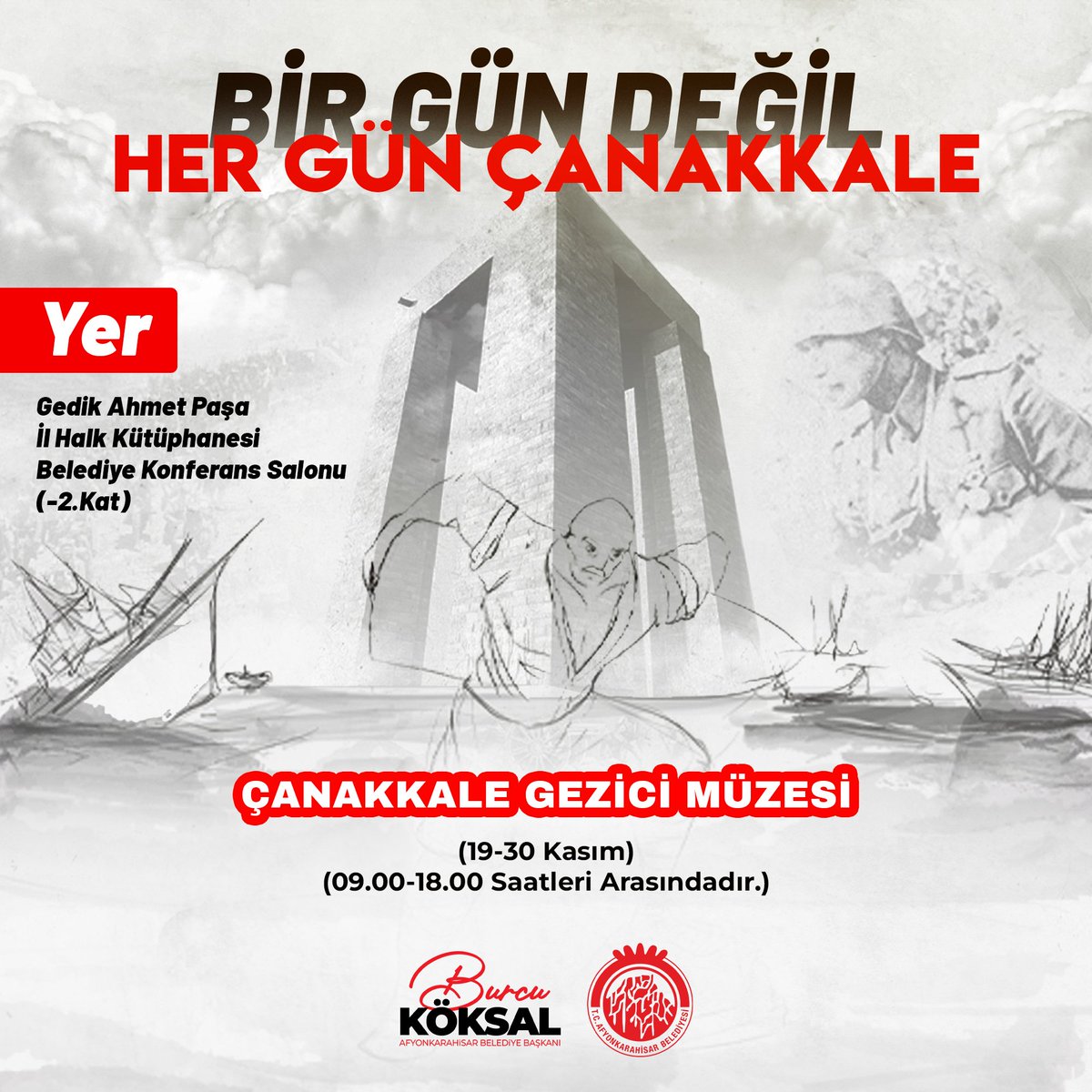 Afyonkarahisar'da Çanakkale Ruhu: Gezici Müze Açılıyor