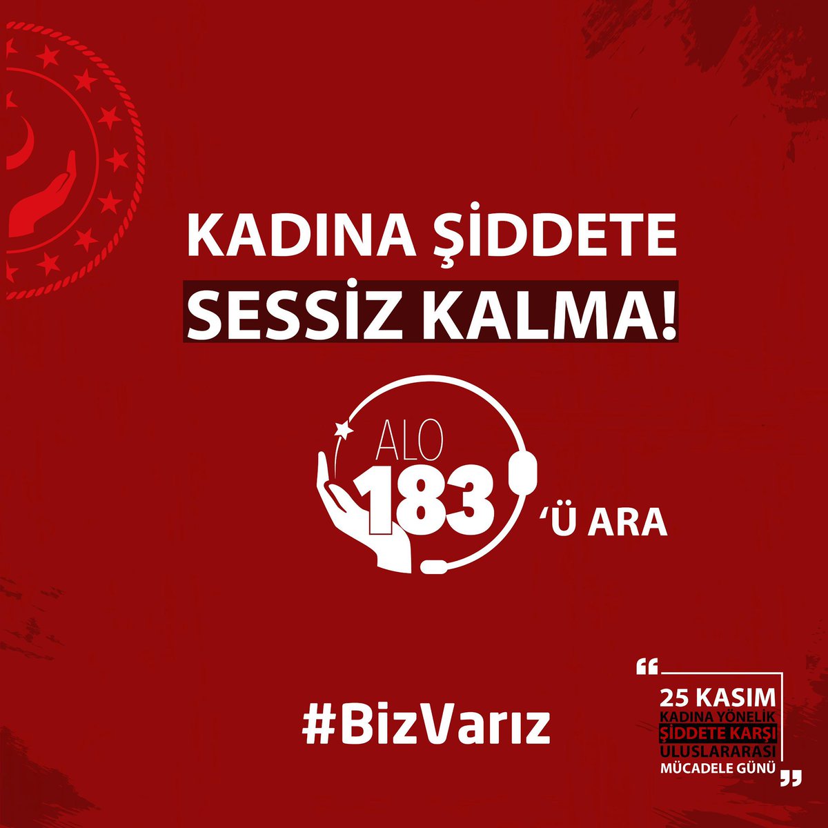 Kadına Şiddetle Mücadelede Yanınızdayız: Sessiz Kalmayın!