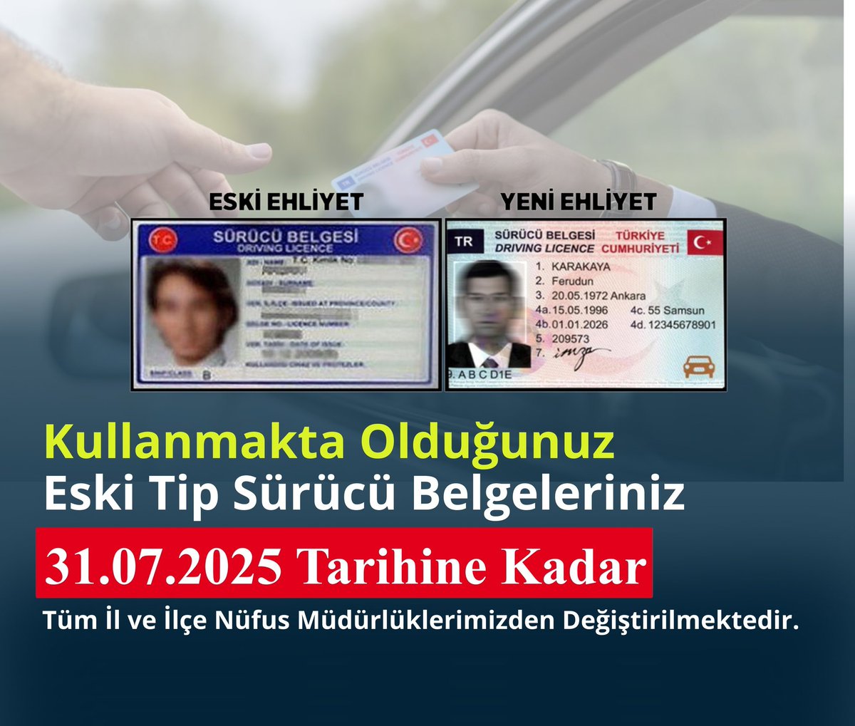 Eski Tip Sürücü Belgeleri İçin Müjde: Son Tarih Uzatıldı!