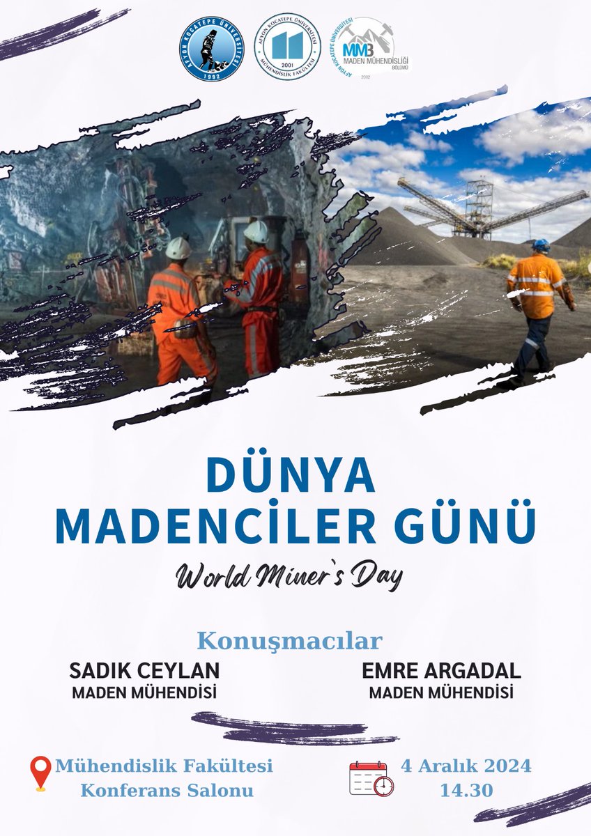 Dünya Madenciler Günü Afyon'da Anıldı