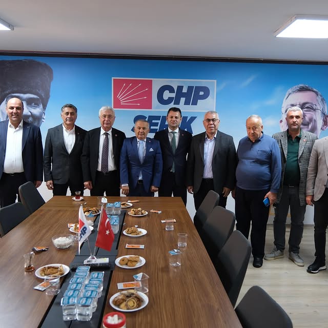 CHP Heyeti Serik'te Örgüt ve Belediye Çalışmalarını Değerlendirdi