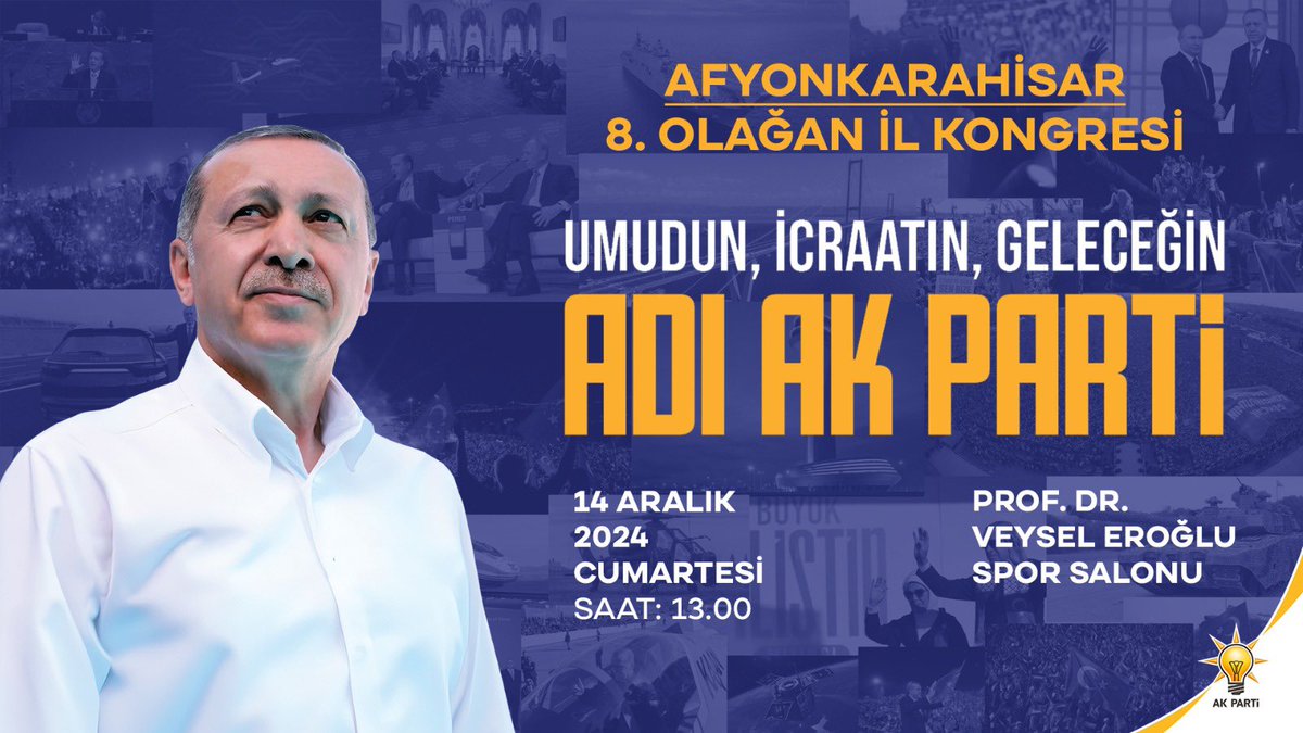 AK Parti'den Geleceğe Yönelik Adımlar: 8. Olağan İl Kongresi Düzenleniyor