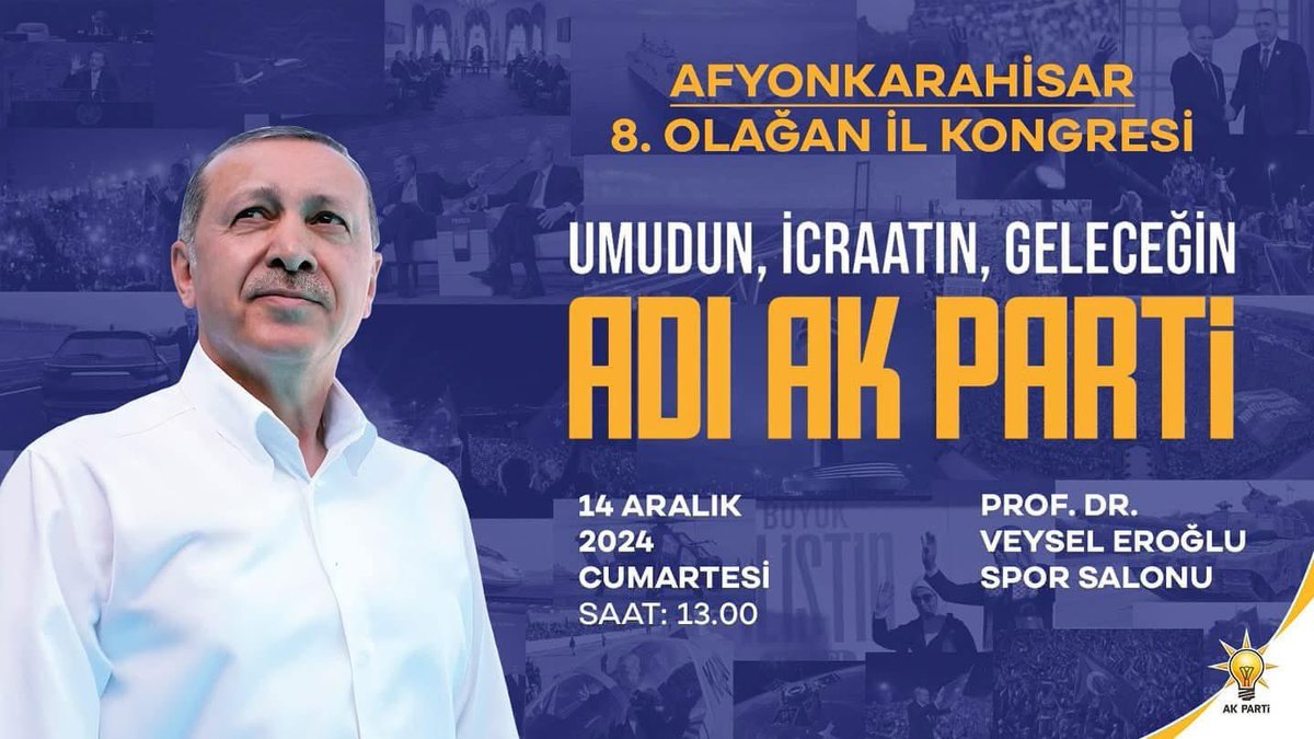 Afyonkarahisar'da 8. Olağan İl Kongresi Heyecanı