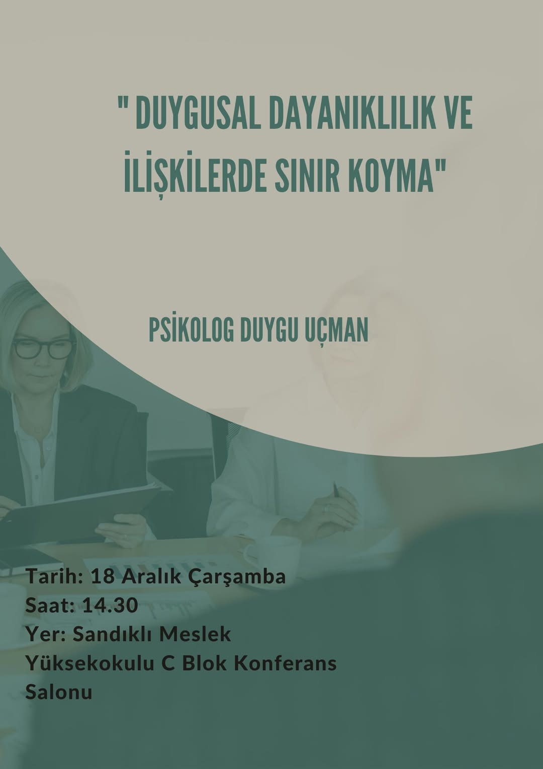 Afyon Kocatepe Üniversitesi'nde Duygusal Dayanıklılık Eğitimi