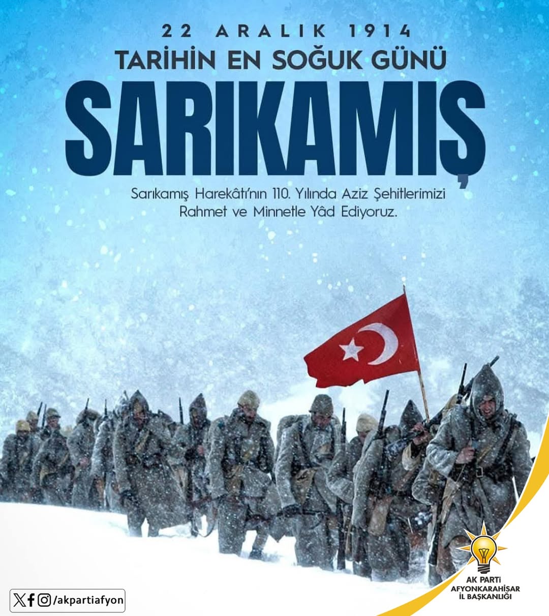 110 Yıllık Fedakarlığın İzleri: Sarıkamış Şehitlerini Anıyoruz