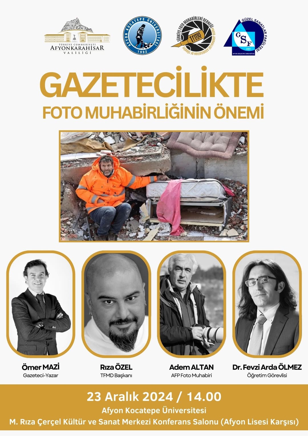 Gazetecilikte Fotomuhabirliğinin Önemi Paneli AKÜ’de Gerçekleşti