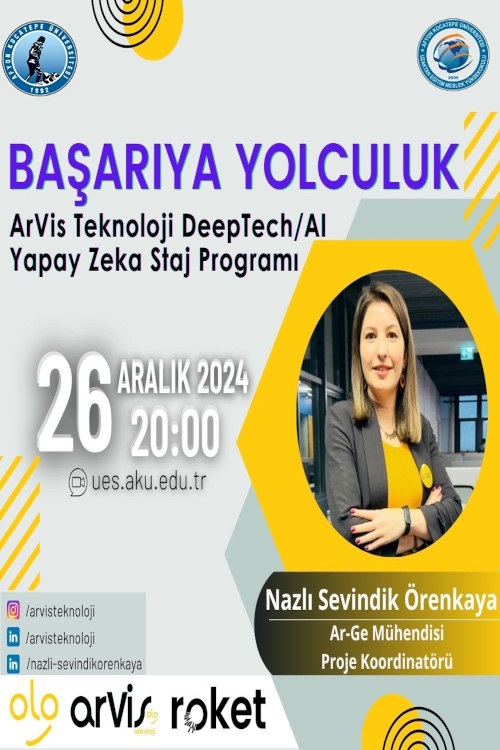 Arvis Teknoloji ile Başarıya Yolculuk: DeepTech AI Yapay Zeka Staj Programı Başlıyor