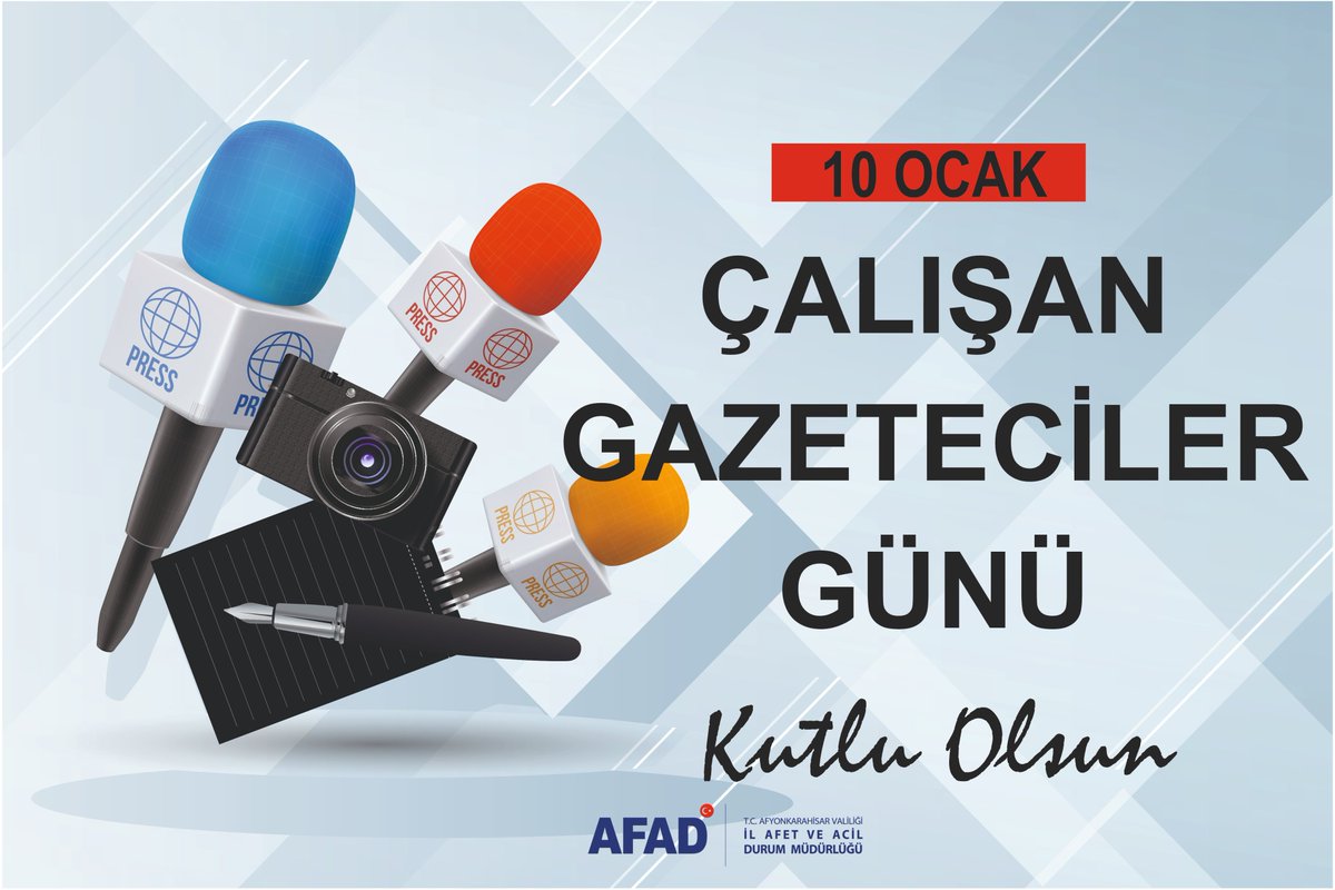 Afyonkarahisar'da 10 Ocak Çalışan Gazeteciler Günü Coşkuyla Kutlandı