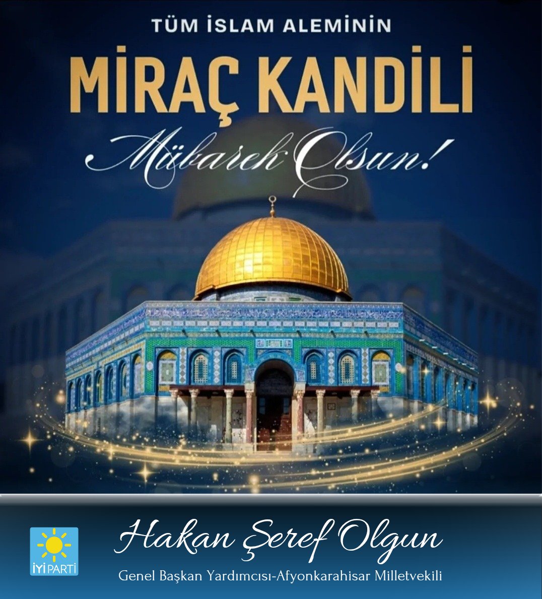 Miraç Kandili'nin Birlik ve Huzur Getirmesi Dileği