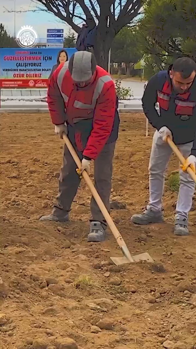 Afyonkarahisar'da Kuru Peyzaj ile Yeşil Dönüşüm Başladı