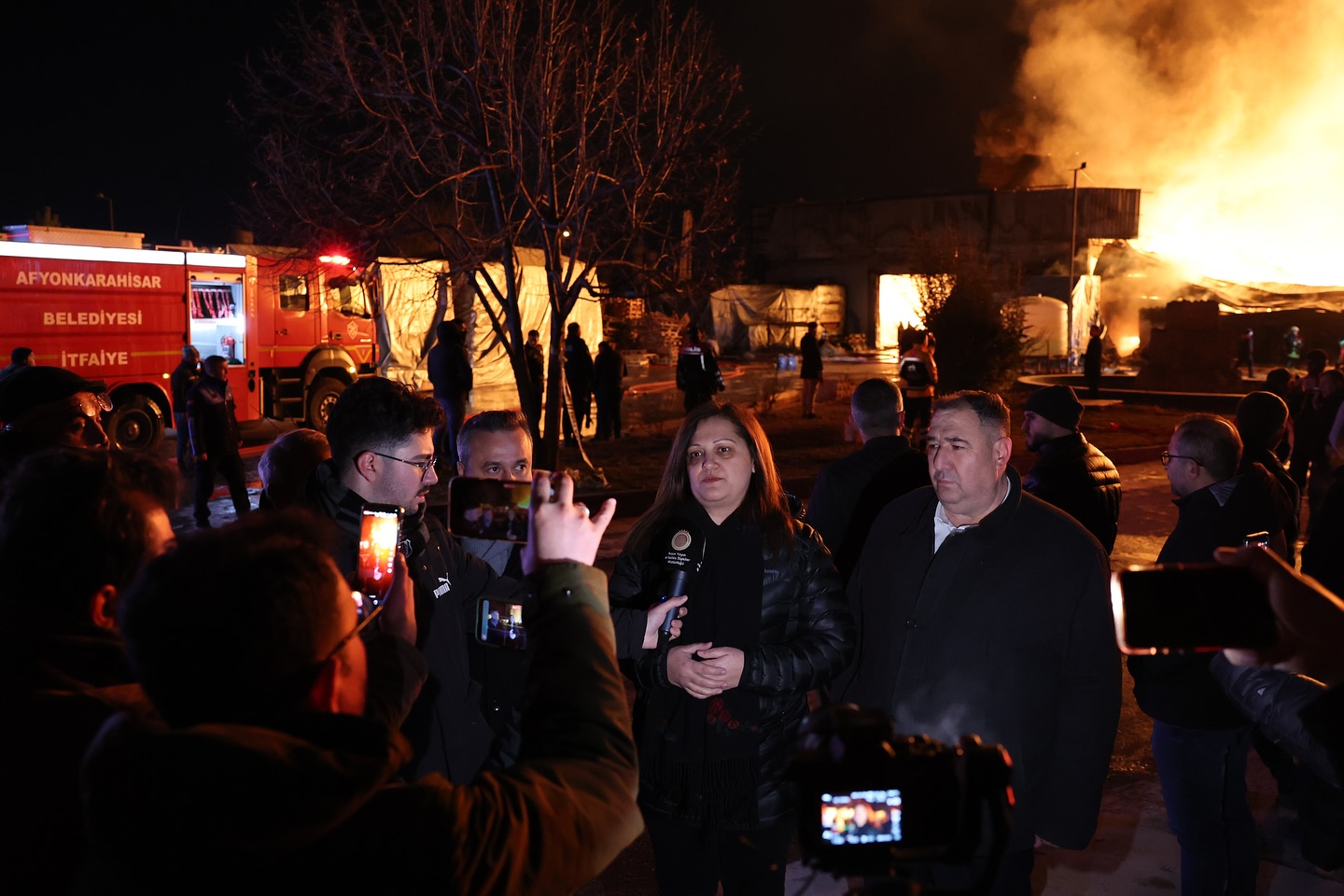 Afyonkarahisar Organize Sanayi Bölgesi'ndeki Yangına Hızla Müdahale Edildi