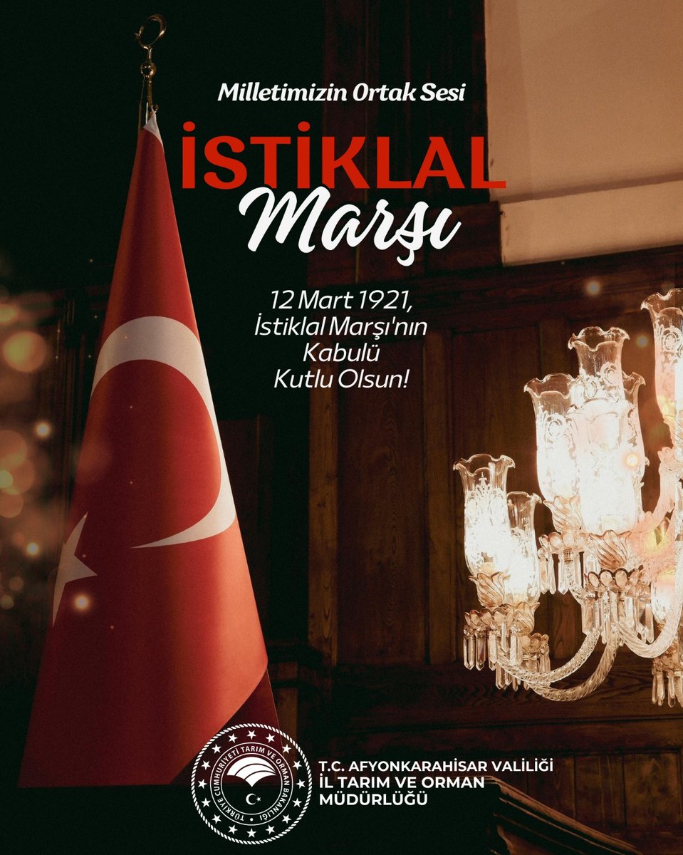 Afyonkarahisar'da İstiklal Marşı'nın 103. Yıl Dönümü Coşkuyla Kutlandı