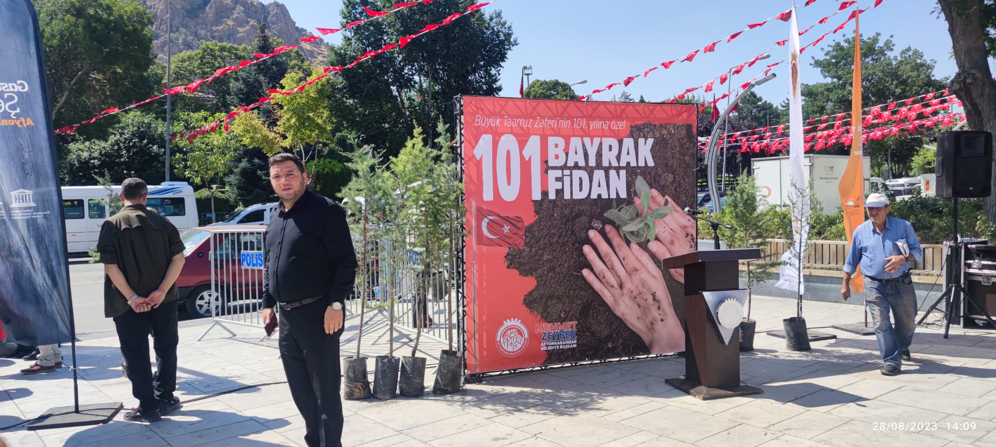 Büyük Taarruz'un 101. yıl dönümü dolayısıyla 101 çam fidanı