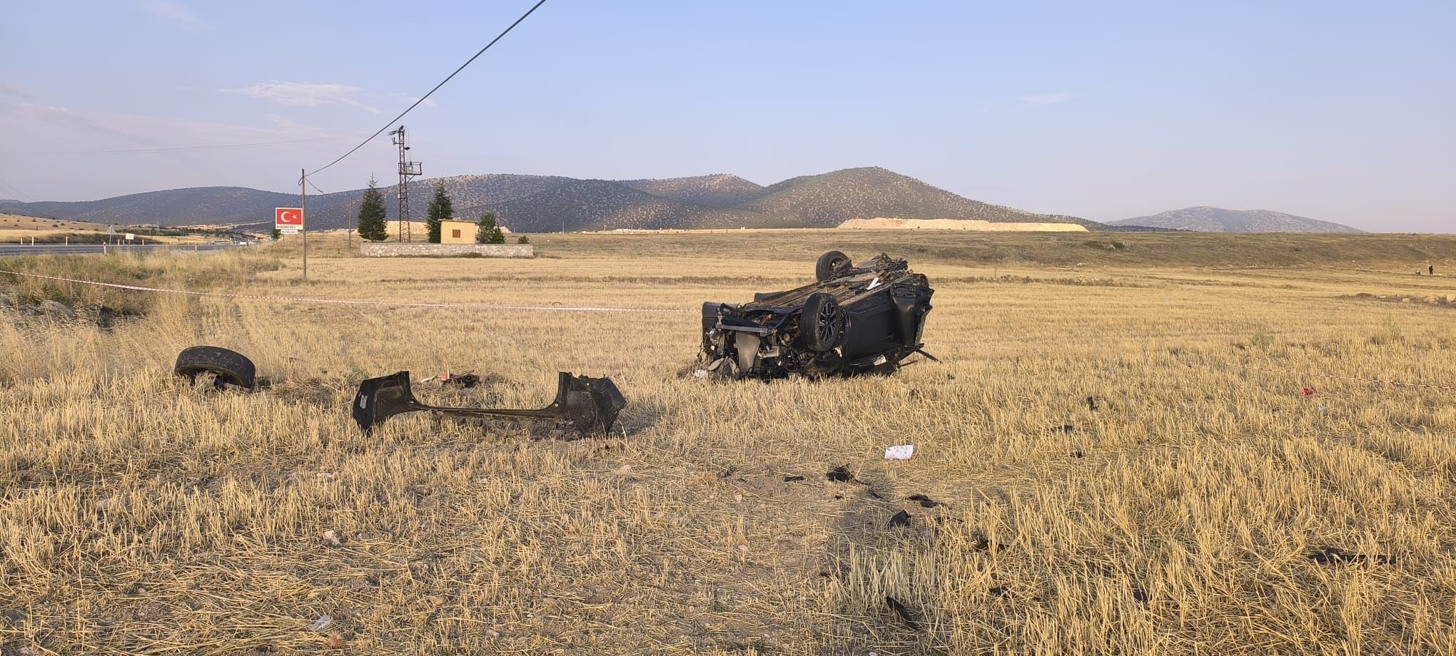 Başkonak Köyü'nde Feci Kaza: 1 Ölü, 1 Yaralı