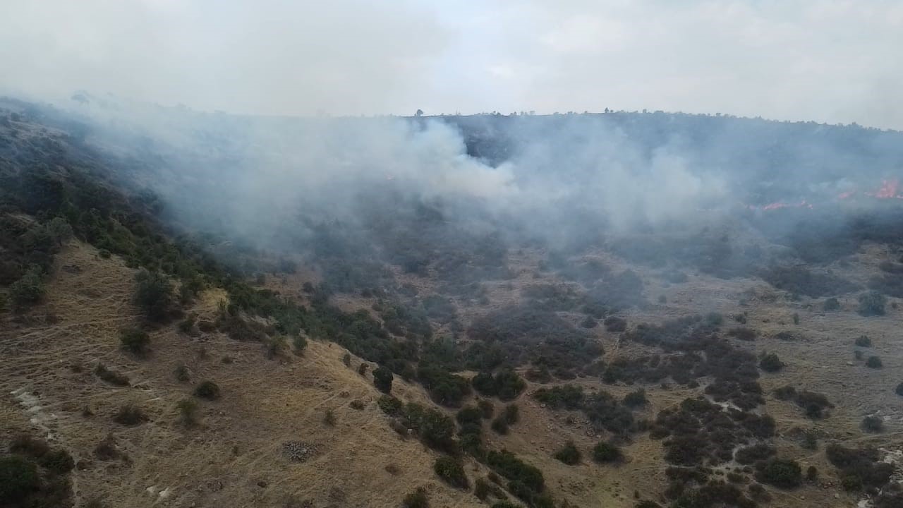 Şuhut'ta Kırsal Yangın Kontrol Altına Alınmaya Çalışılıyor